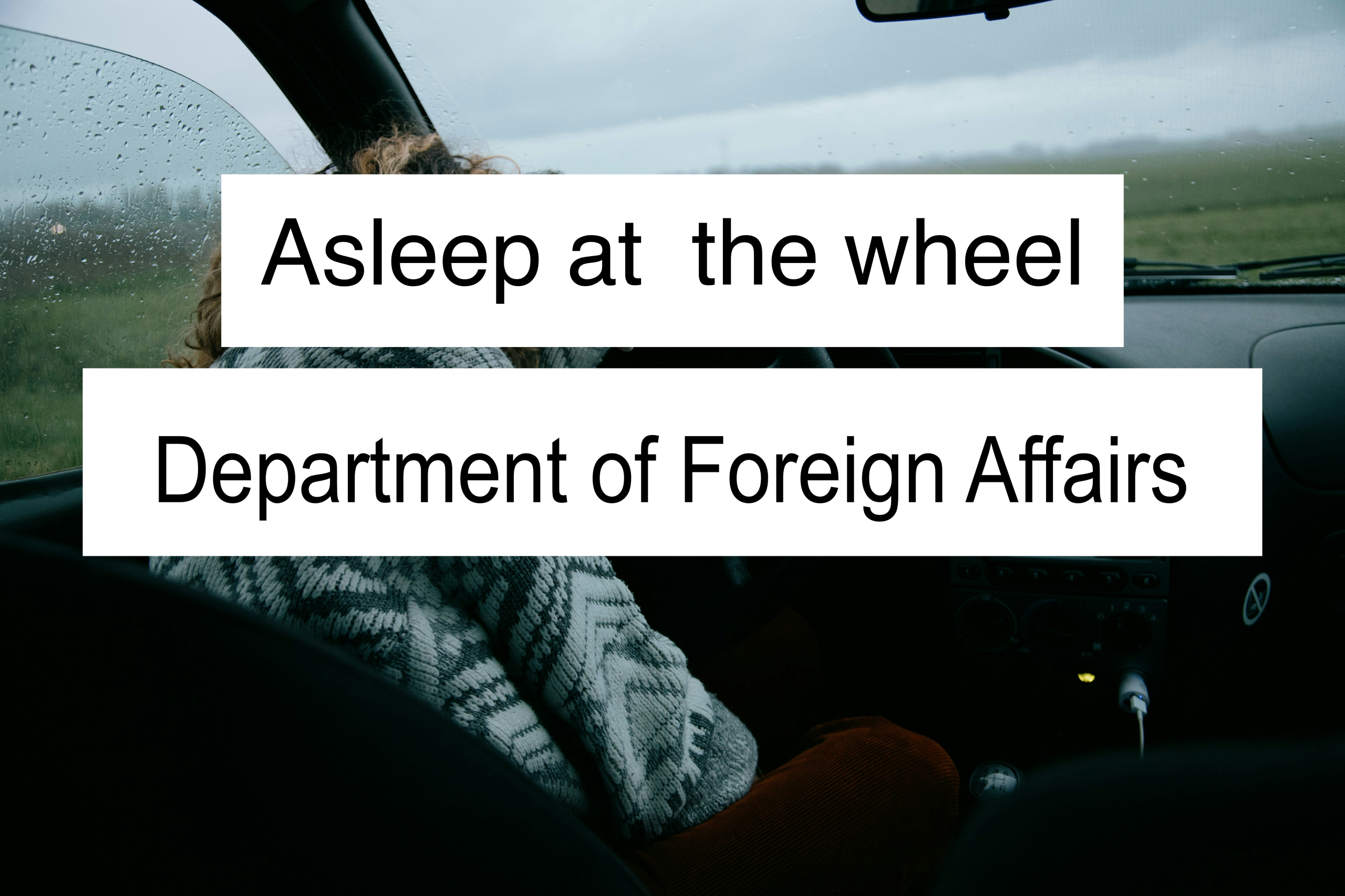 asleep at the wheel
