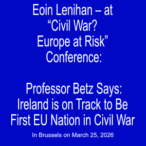 civil war Ireland at risk